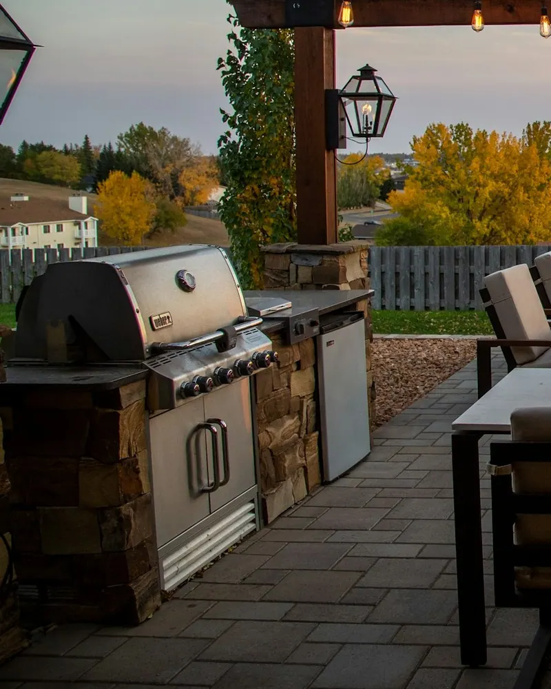 Outdoor Kitchen and Entertaining Space, detail 2.